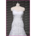 Sparkling Mermaid Lace Bodice Draped Sequins Low Back Wedding Dresses China